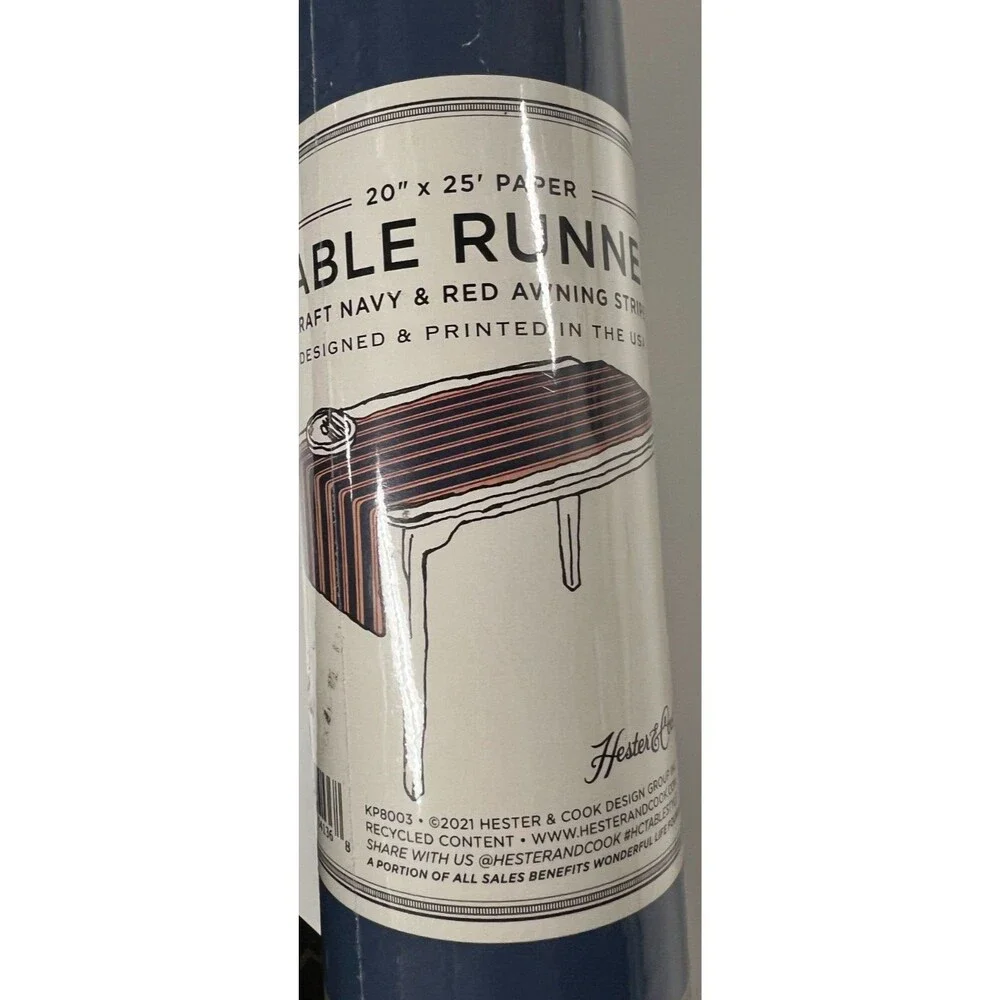 2 rolls Paper TABLE RUNNER 20